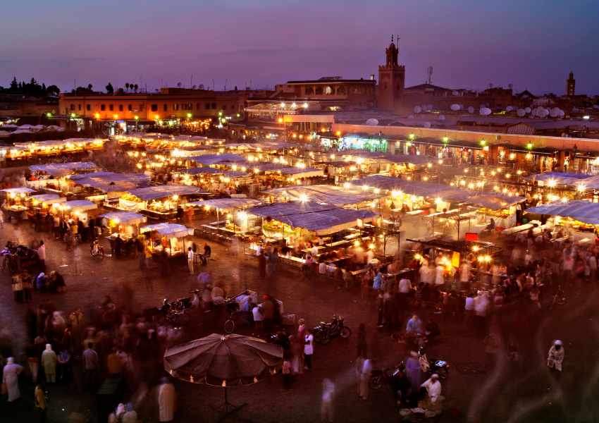 things to do in marrakech at night