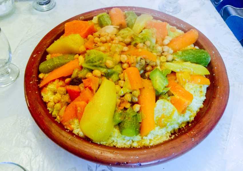 vegan food in morocco